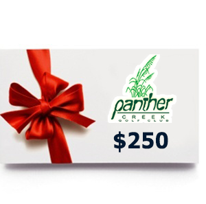 Panther Creek Golf Club $250 gift card
